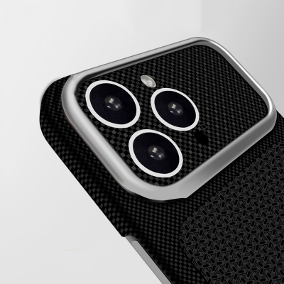 Apple iPhone 14 Pro Max Case with M-Safe Charging Feature, Zore Paris Nexel Hard PC Cover - 10