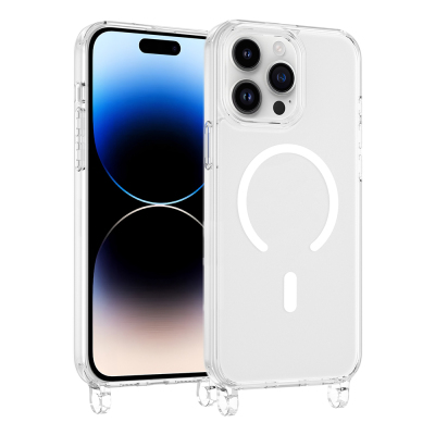 Apple iPhone 14 Pro Max Case with M-safe Charging Feature Zore X-Rop Cover - 1