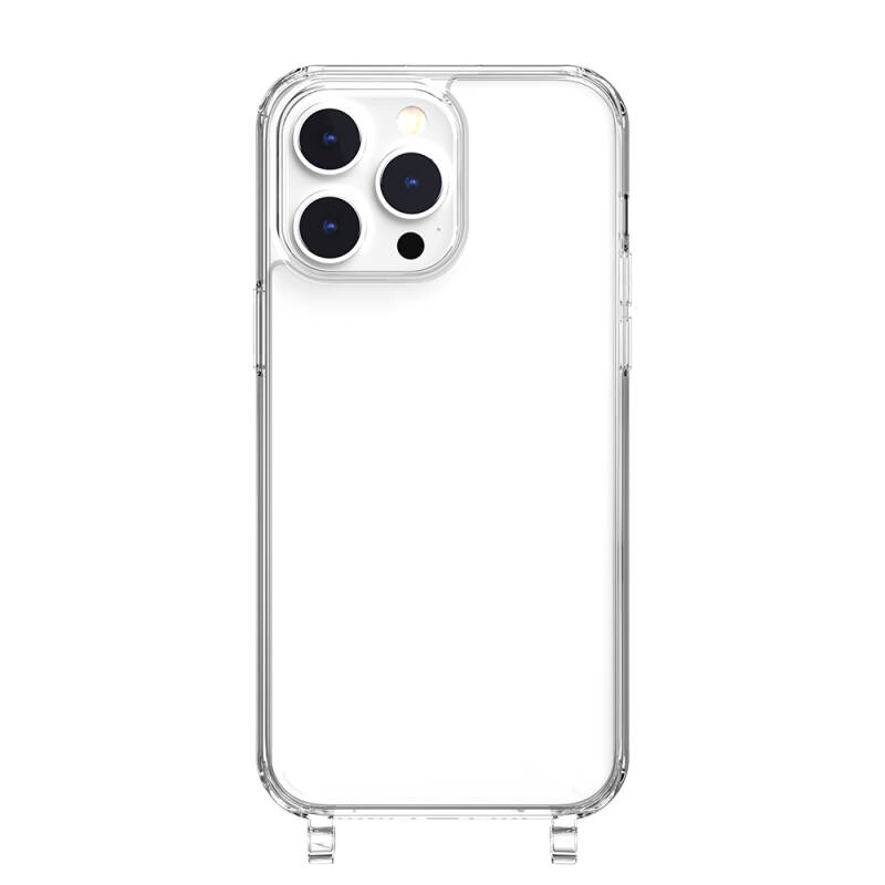 Apple iPhone 14 Pro Max Case with Neck Strap, Shock Preventive, Transparent Licensed Switcheasy Play Cover - 4