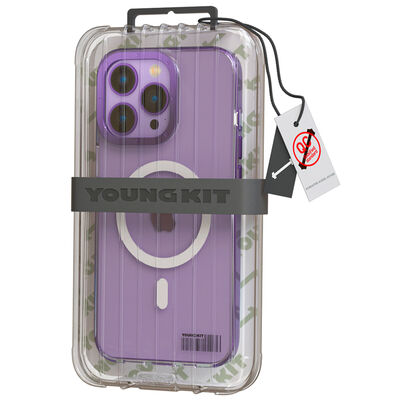 Apple iPhone 14 Pro Max Case Magsafe Charge Youngkit Colored Glaze Series Cover - 5