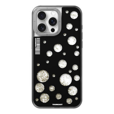 Apple iPhone 14 Pro Max Case Youngkit Quicksand Beads Series Cover Magsafe Charging Feature - 8