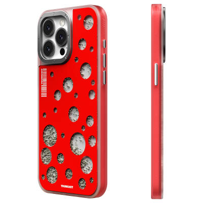 Apple iPhone 14 Pro Max Case Youngkit Quicksand Beads Series Cover Magsafe Charging Feature - 2