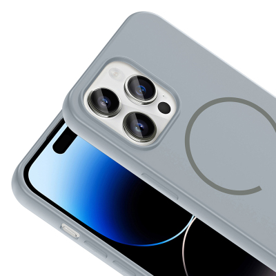 Apple iPhone 14 Pro Max Case Zore Meta Cover with M-safe Charging Feature - 21