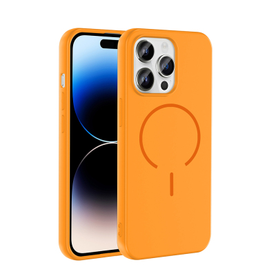 Apple iPhone 14 Pro Max Case Zore Meta Cover with M-safe Charging Feature - 5