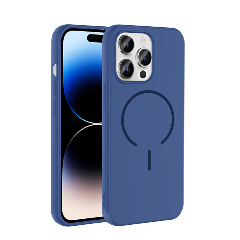 Apple iPhone 14 Pro Max Case Zore Meta Cover with M-safe Charging Feature - 7