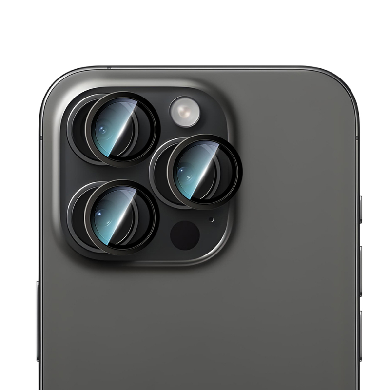 Apple iPhone 14 Pro Max CaseWorld Alloy Serisi Oleofobik Anti Reflective Kamera Lens Koruyucu - 3