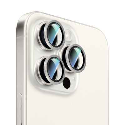 Apple iPhone 14 Pro Max CaseWorld Alloy Serisi Oleofobik Anti Reflective Kamera Lens Koruyucu - 1