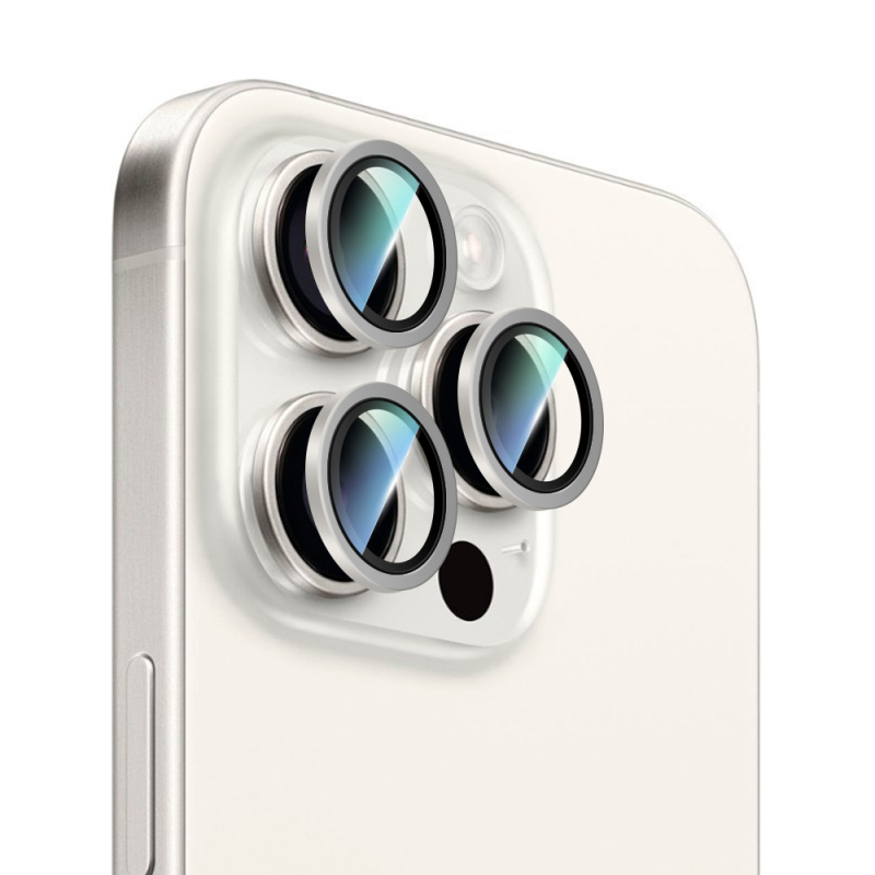 Apple iPhone 14 Pro Max CaseWorld Alloy Serisi Oleofobik Anti Reflective Kamera Lens Koruyucu - 1