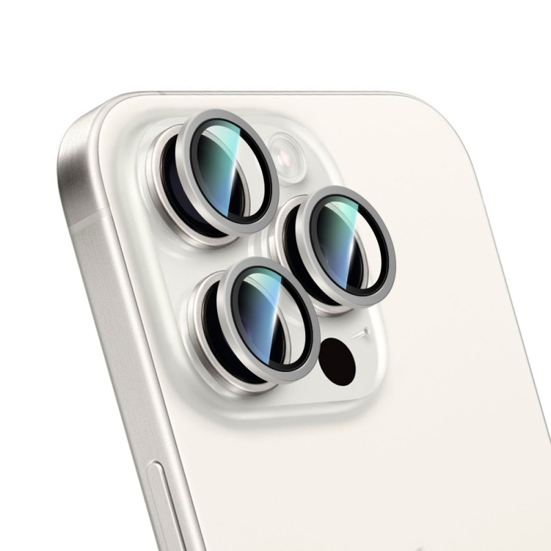 Apple iPhone 14 Pro Max CaseWorld Alloy Serisi Oleofobik Anti Reflective Kamera Lens Koruyucu - 7