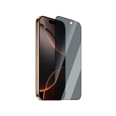 Apple iPhone 14 Pro Max CaseWorld Applicator Serisi 2.5D Eyesafe Mavi Işık Teknolojili 0.33mm Privacy Temperli Cam Ekran Koruyucu + Uygulama Aparatı - 3
