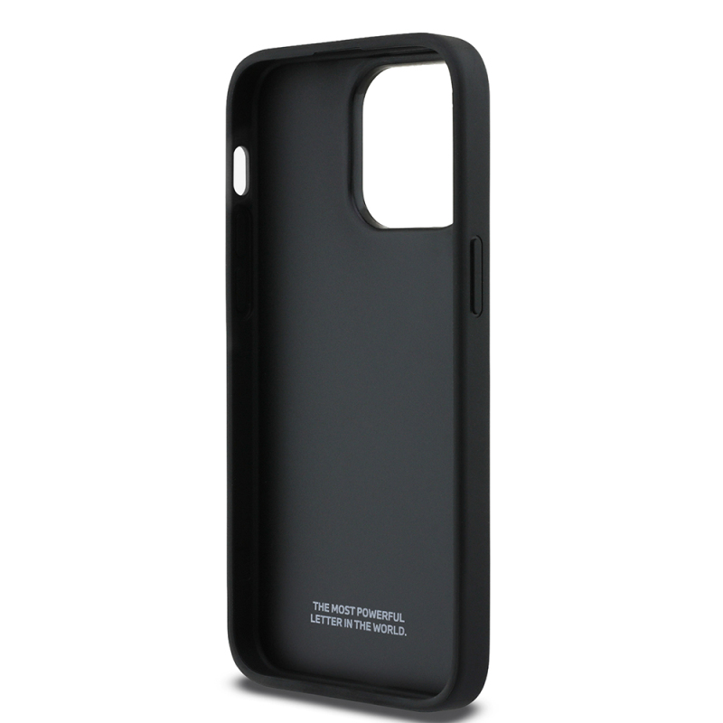 Apple iPhone 14 Pro Max Kılıf BMW Orjinal Lisanslı Karbon Fiber Tasarımlı ve Metal Logolu PU Deri Kapak - 8