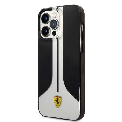 Apple iPhone 14 Pro Max Kılıf Ferrari Orjinal Lisanslı 296 Çizgili Dizayn Kapak - 4
