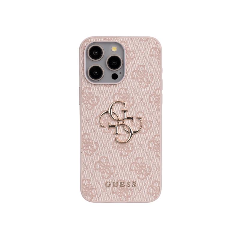 Apple iPhone 14 Pro Max Kılıf Guess Orjinal Lisanslı PU Deri 4G Büyük Metal Logolu Çapraz Vücut Askılı Kapak - 6