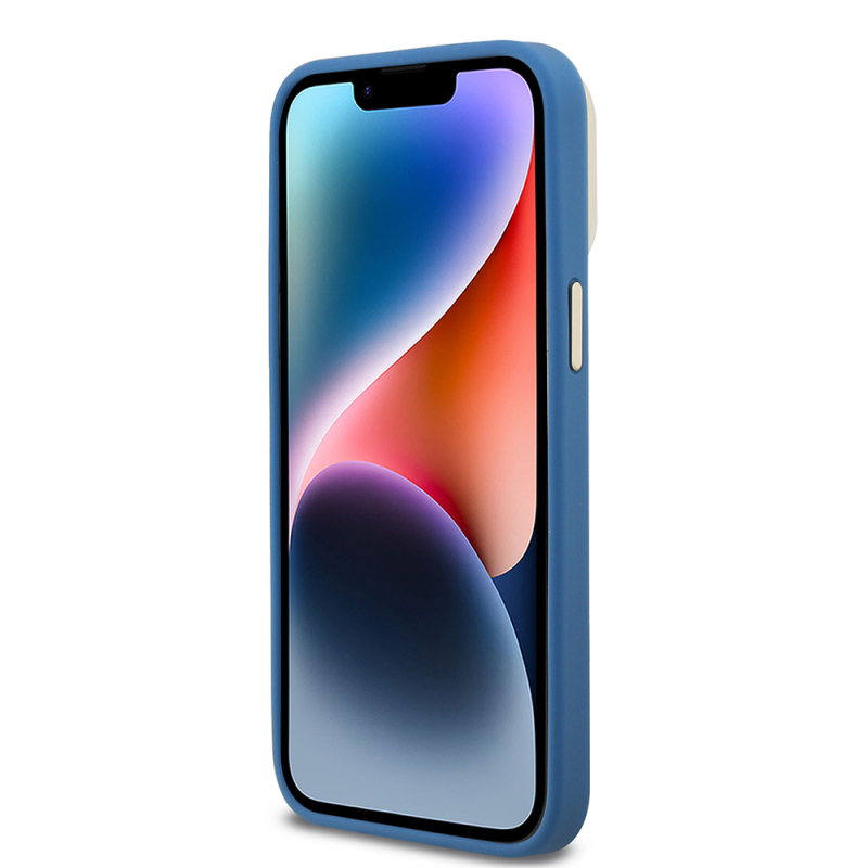 Apple iPhone 14 Pro Max Kılıf Guess Orjinal Lisanslı PU Deri 4G Desenli Metal Büyük 4G ve Yazı Logolu Kamera Standlı Kapak - 16
