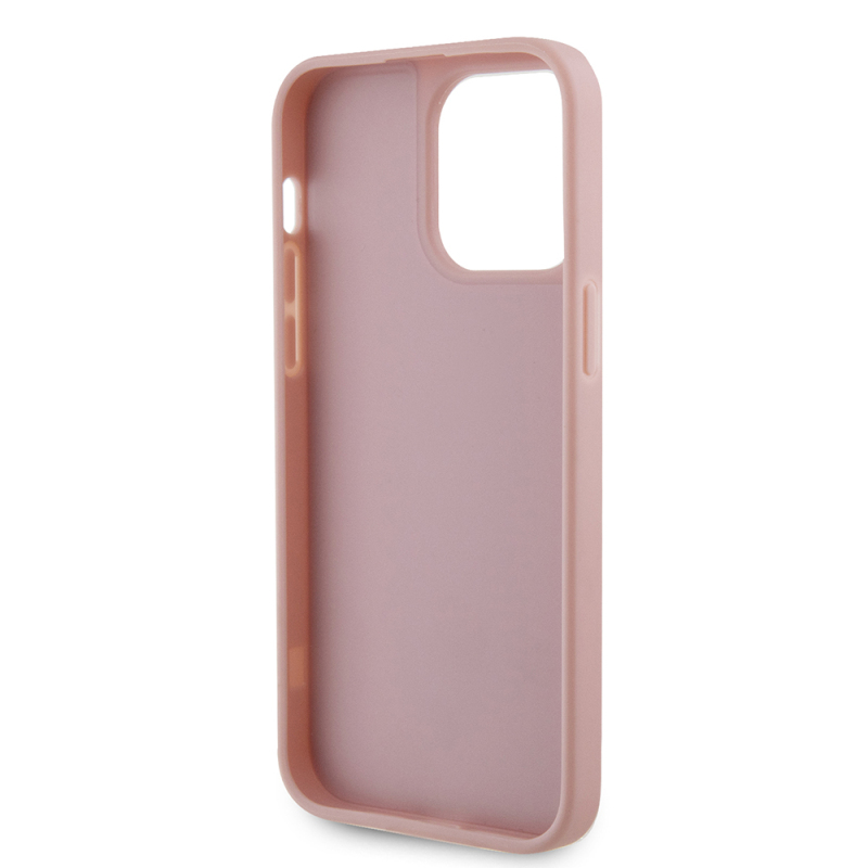 Apple iPhone 14 Pro Max Kılıf Guess Orjinal Lisanslı Taşlı Arka Yüzey Üçgen Logolu Kapak - 25