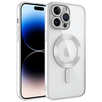 Apple iPhone 14 Pro Max Kılıf Kamera Korumalı Magsafe Wireless Şarj Özellikli Zore Demre Kapak - 4