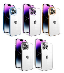 Apple iPhone 14 Pro Max Kılıf Kamera Korumalı Renkli Çerçeveli Zore Garaj Kapak - 2