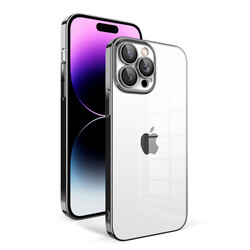 Apple iPhone 14 Pro Max Kılıf Kamera Korumalı Renkli Çerçeveli Zore Garaj Kapak - 3