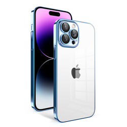 Apple iPhone 14 Pro Max Kılıf Kamera Korumalı Renkli Çerçeveli Zore Garaj Kapak - 6