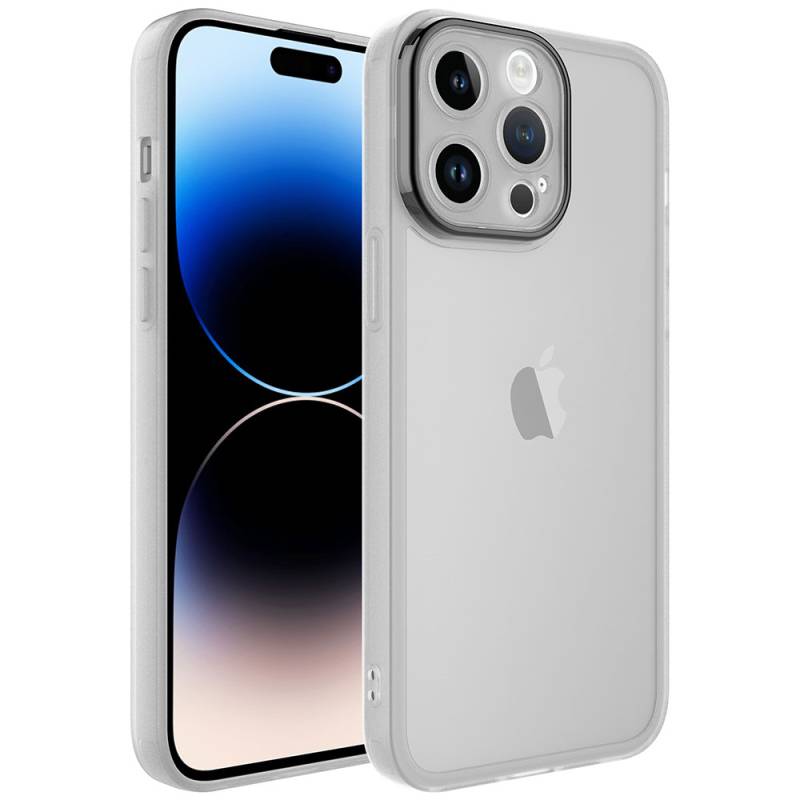 Apple iPhone 14 Pro Max Kılıf Kamera Korumalı Transparan Zore Post Kapak - 8