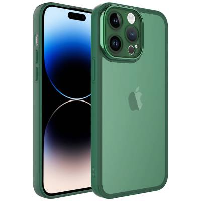 Apple iPhone 14 Pro Max Kılıf Kamera Korumalı Transparan Zore Post Kapak - 4