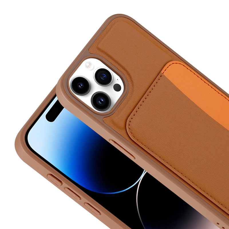 Apple iPhone 14 Pro Max Kılıf Kartlıklı Zore X-Kart Silikon Kapak - 12