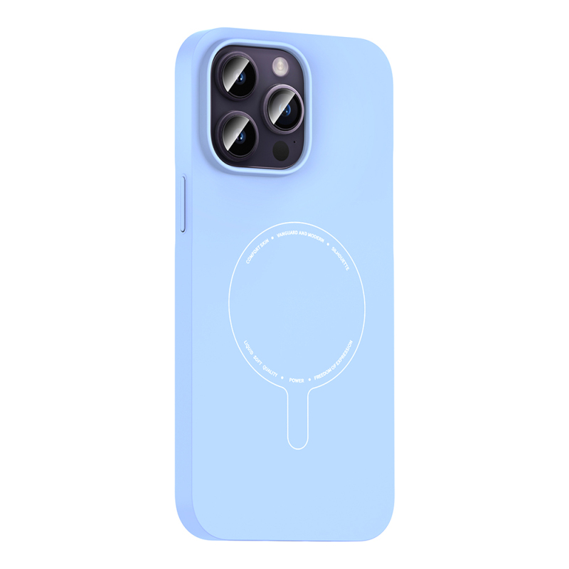 Apple iPhone 14 Pro Max Kılıf M-Safe Şarj Özellikli Kamera Korumalı Zore Elio Sert PC Kapak - 11