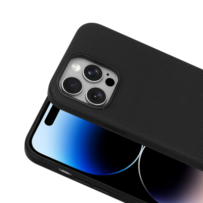 Apple iPhone 14 Pro Max Kılıf M-Safe Şarj Özellikli Kumaş Tasarımlı Zore Miami Sert PC Kapak - 18