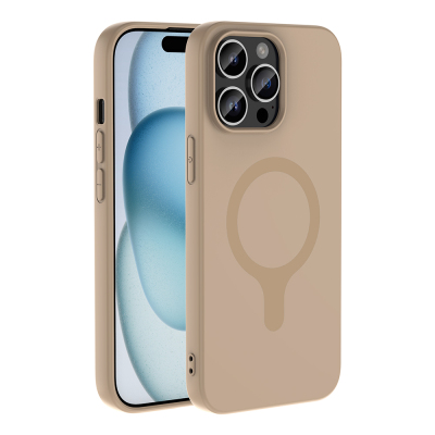 Apple iPhone 14 Pro Max Kılıf M-Safe Şarj Özellikli Zore Aris Silikon Kapak - 4