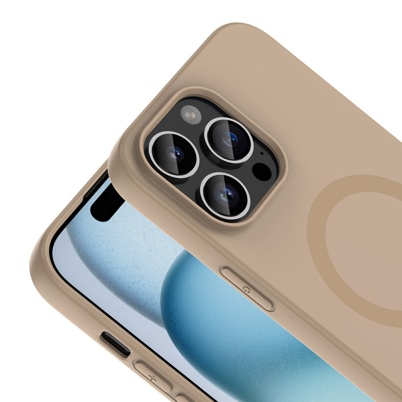 Apple iPhone 14 Pro Max Kılıf M-Safe Şarj Özellikli Zore Aris Silikon Kapak - 5