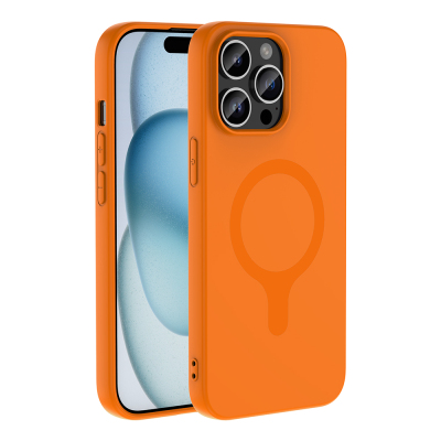 Apple iPhone 14 Pro Max Kılıf M-Safe Şarj Özellikli Zore Aris Silikon Kapak - 7