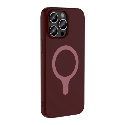 Apple iPhone 14 Pro Max Kılıf M-Safe Şarj Özellikli Zore Aris Silikon Kapak - 12