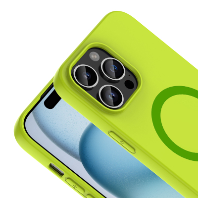 Apple iPhone 14 Pro Max Kılıf M-Safe Şarj Özellikli Zore Aris Silikon Kapak - 20