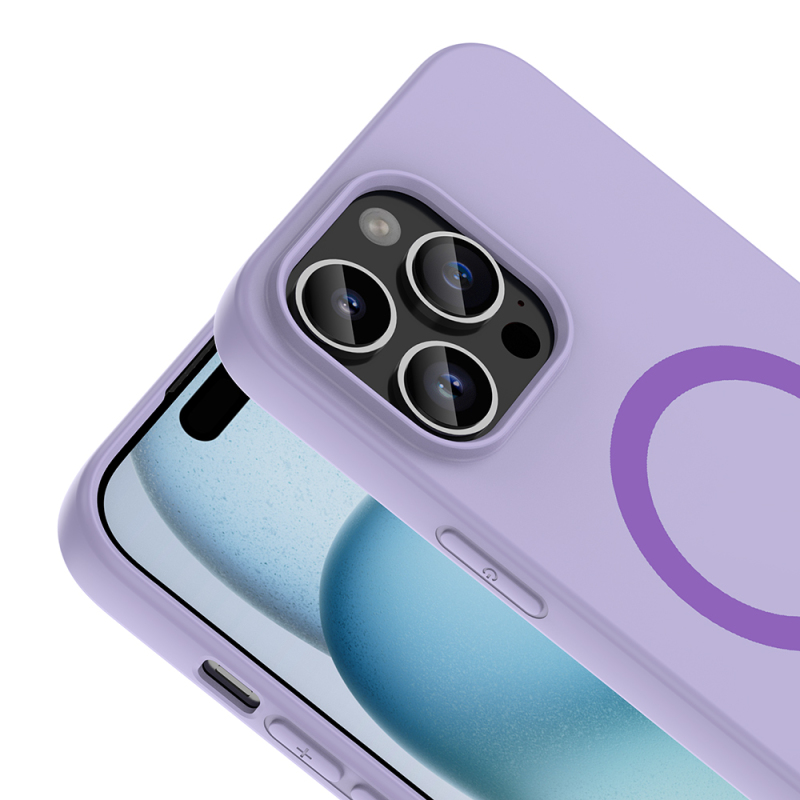 Apple iPhone 14 Pro Max Kılıf M-Safe Şarj Özellikli Zore Aris Silikon Kapak - 23