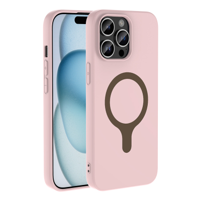Apple iPhone 14 Pro Max Kılıf M-Safe Şarj Özellikli Zore Aris Silikon Kapak - 25