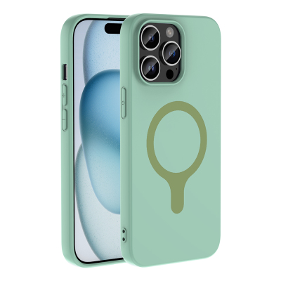 Apple iPhone 14 Pro Max Kılıf M-Safe Şarj Özellikli Zore Aris Silikon Kapak - 31