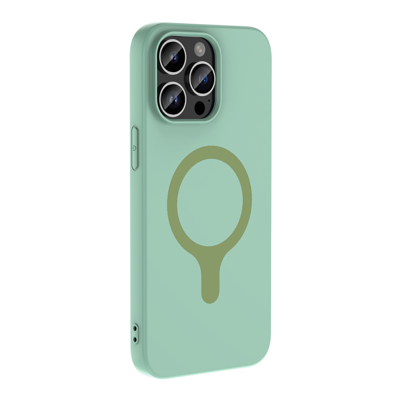 Apple iPhone 14 Pro Max Kılıf M-Safe Şarj Özellikli Zore Aris Silikon Kapak - 33
