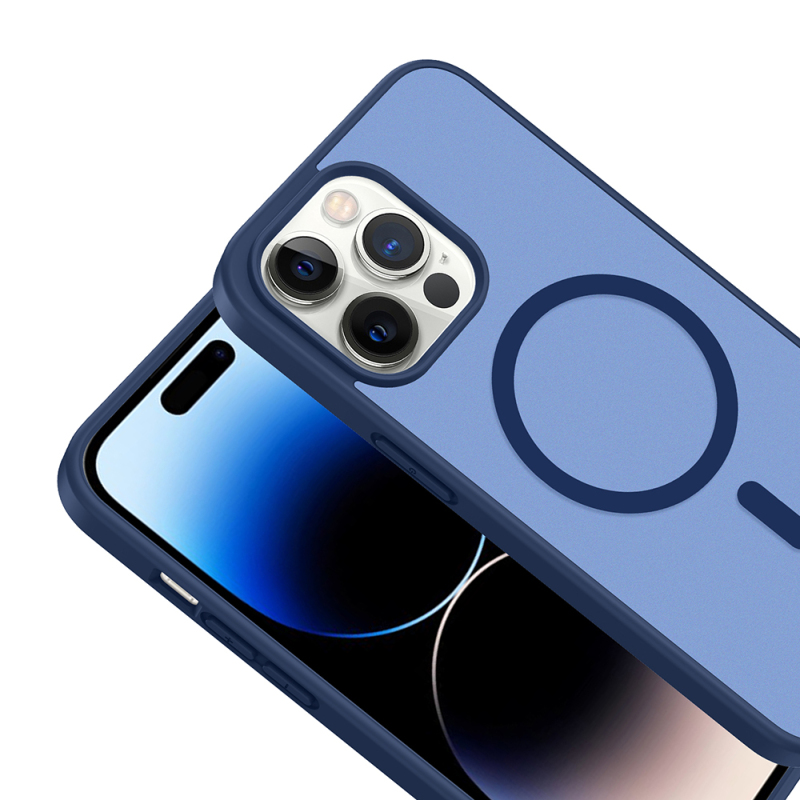 Apple iPhone 14 Pro Max Kılıf M-safe Şarj Özellikli Zore Babet Kapak - 5