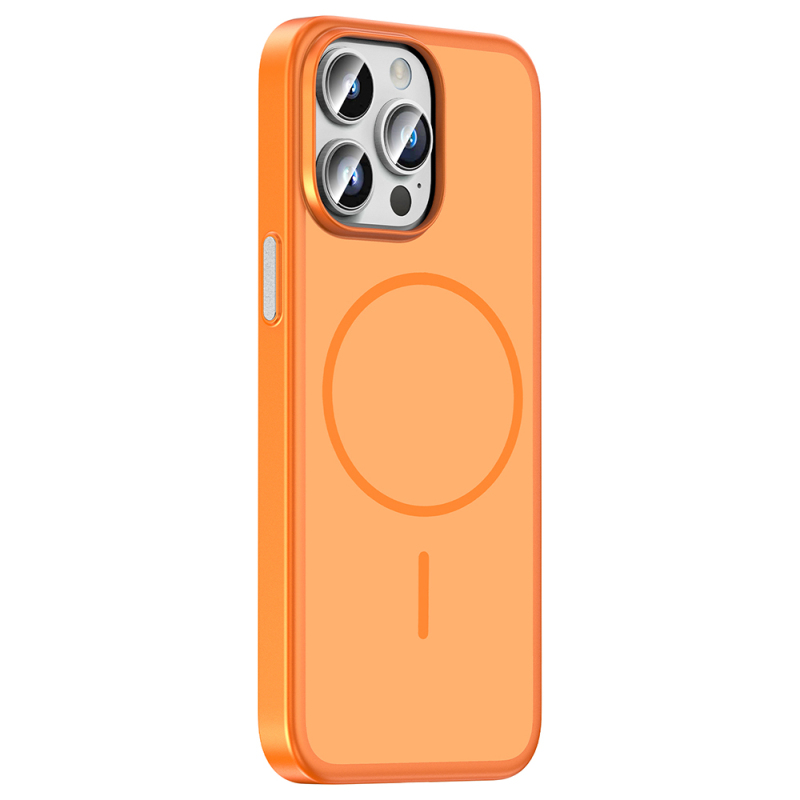 Apple iPhone 14 Pro Max Kılıf M-Safe Şarj Özellikli Zore Lora PC Kapak - 6