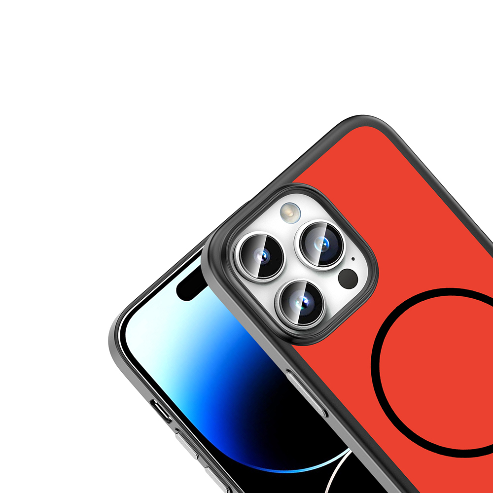 Apple iPhone 14 Pro Max Kılıf M-Safe Şarj Özellikli Zore Lora PC