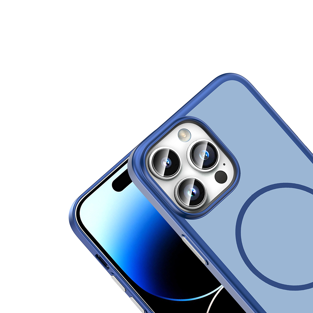 Apple iPhone 14 Pro Max Kılıf M-Safe Şarj Özellikli Zore Lora PC