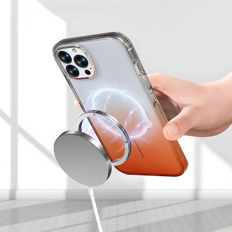 Apple iPhone 14 Pro Max Kılıf M-Safe Şarj Özellikli Zore Septik Silikon Kapak - 14