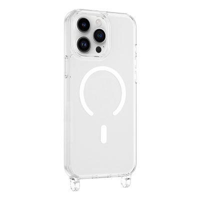 Apple iPhone 14 Pro Max Kılıf M-safe Şarj Özellikli Zore X-Rop Kapak - 3