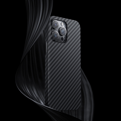 Apple iPhone 14 Pro Max Kılıf Magsafe Özellikli Karbon Fiber Benks Essential Kevlar Kapak - 2