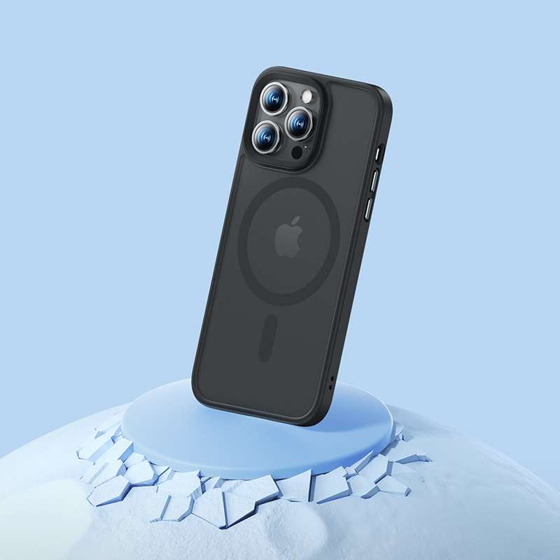 Apple iPhone 14 Pro Max Kılıf Magsafe Şarj Özellikli Benks Mist Hybrid Kapak - 10