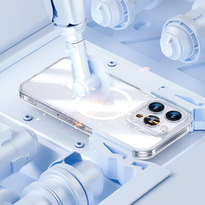 Apple iPhone 14 Pro Max Kılıf Magsafe Şarj Özellikli Kamera Korumalı Benks Corning Glass Serisi Kapak - 4