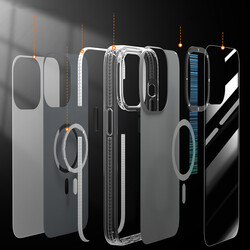 Apple iPhone 14 Pro Max Kılıf Magsafe Şarj Özellikli Youngkit Pure Serisi Kapak - 4