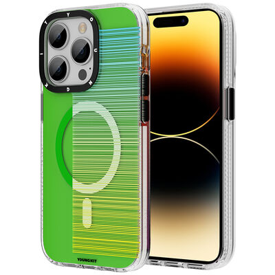 Apple iPhone 14 Pro Max Kılıf Magsafe Şarj Özellikli Youngkit Pure Serisi Kapak - 10