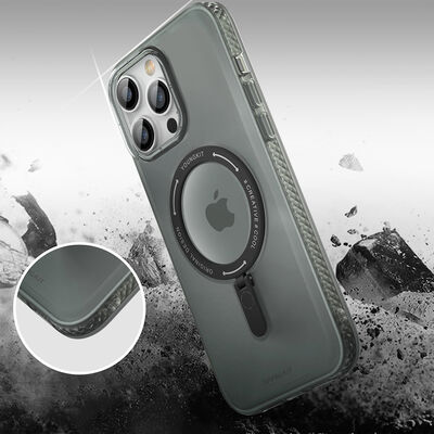 Apple iPhone 14 Pro Max Kılıf Magsafe Şarj Özellikli Youngkit Rock Serisi Kapak - 6