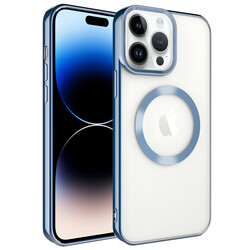 Apple iPhone 14 Pro Max Kılıf Magsafe Wireless Şarj Özellikli Zore Setro Silikon - 3